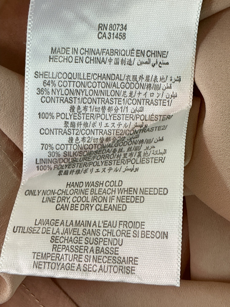 Bcbg Size 6 Ecru Dress