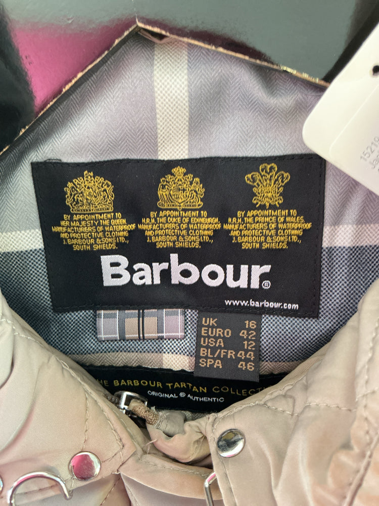 Barbour Size 12 Tan TUMMEL Jacket