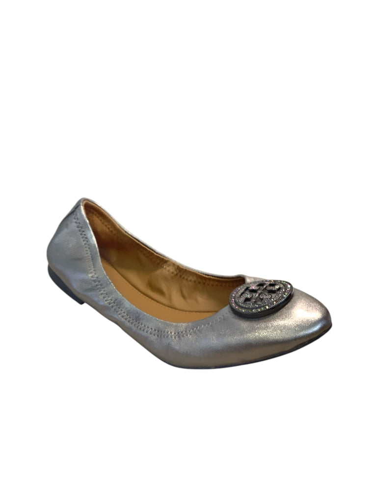 Tory Burch Shoe Size 8.5 Gray Flats