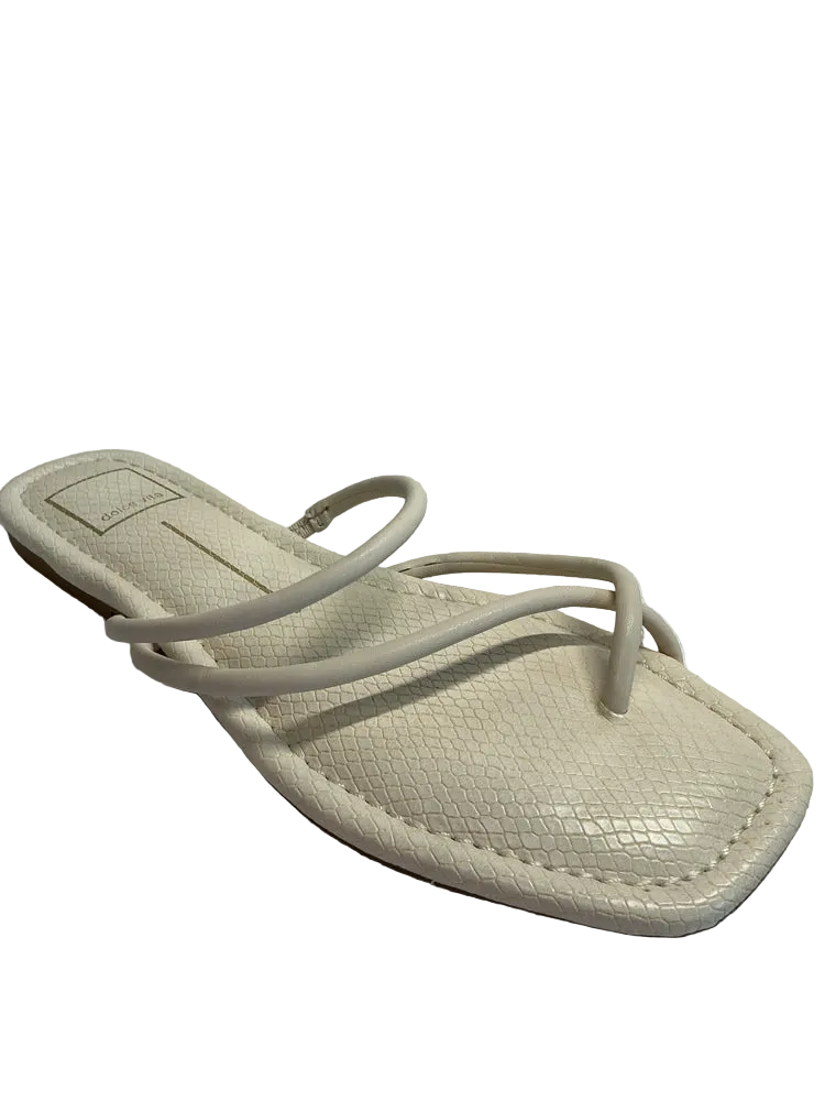 Dolce Vita Shoe Size 8 White Sandals