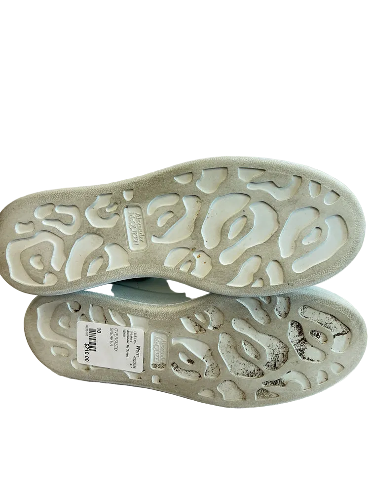Alexander McQueen Shoe Size 10 White Sneakers