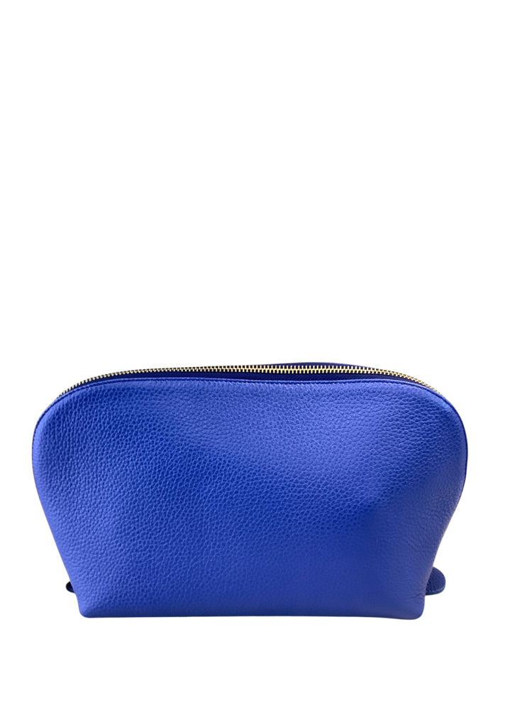 Cuyana Blue Cosmetic Pouch