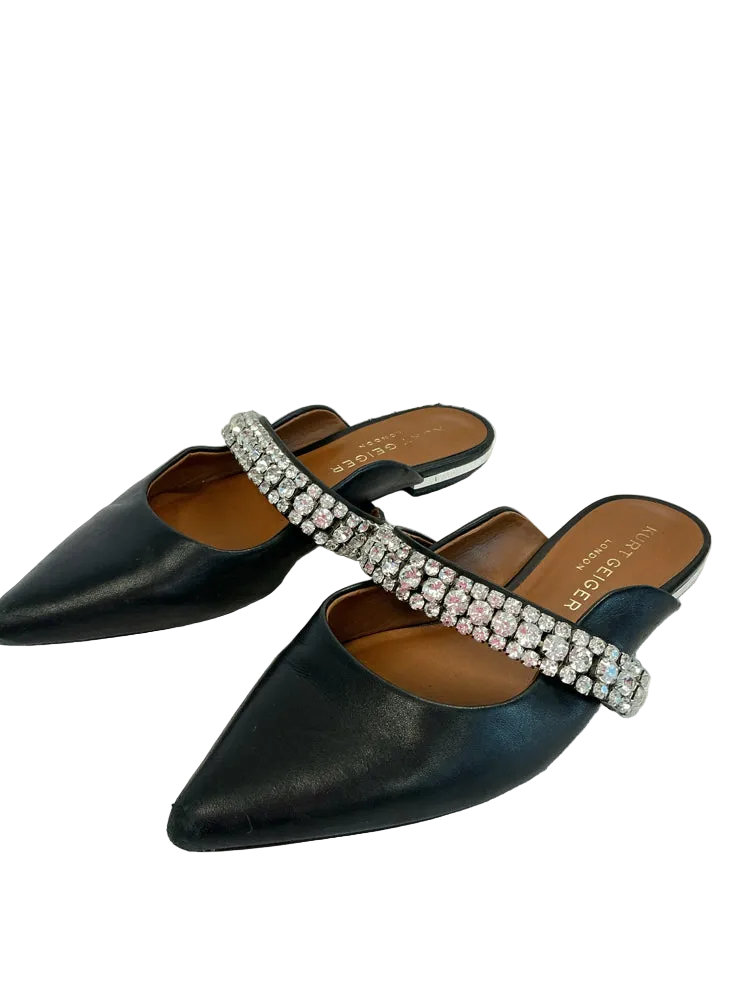 Kurt Geiger Shoe Size 6.5 Black Mules