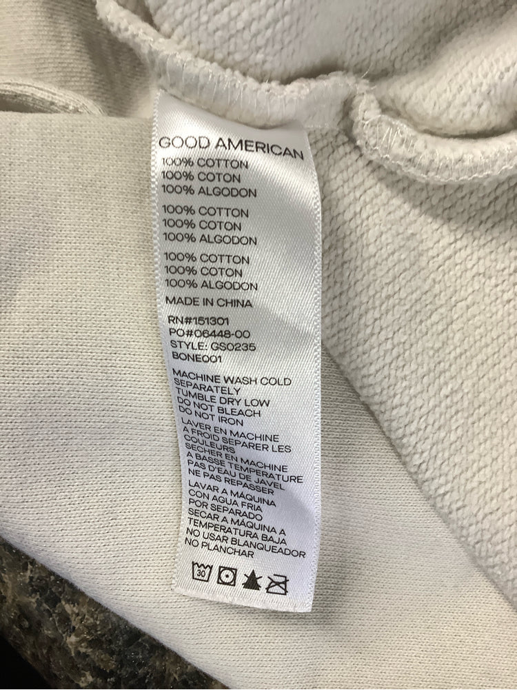 Good American Size XS/S Cream Shirt
