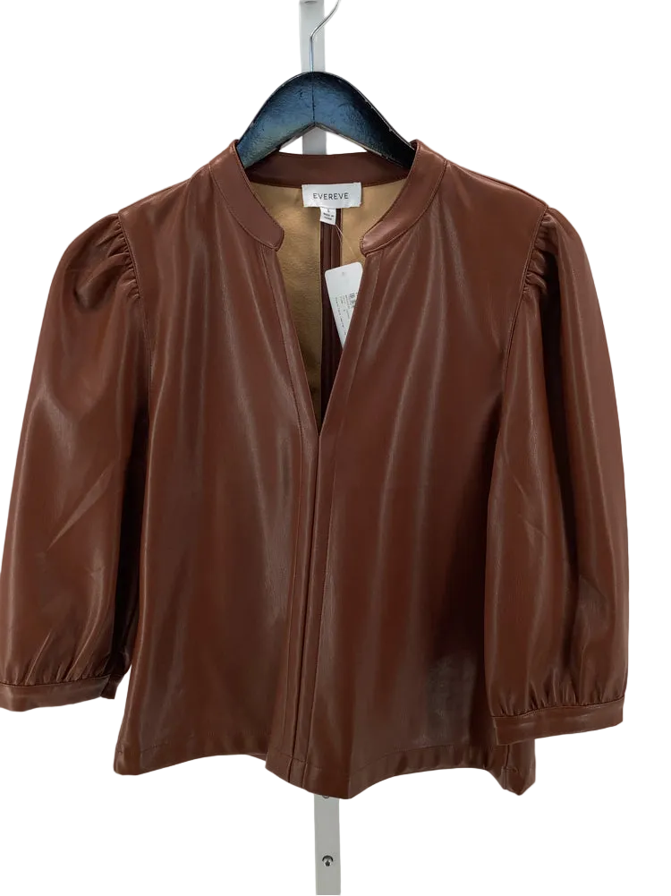 Evereve Size S Brown Shirt