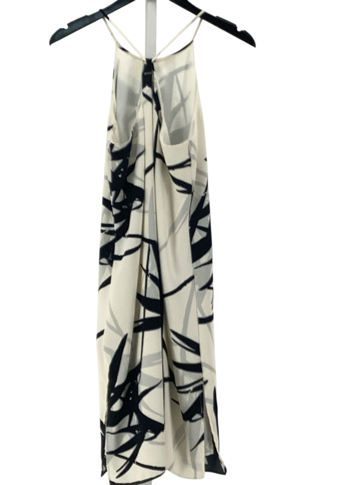 Halston Heritage Size M White & black Dress