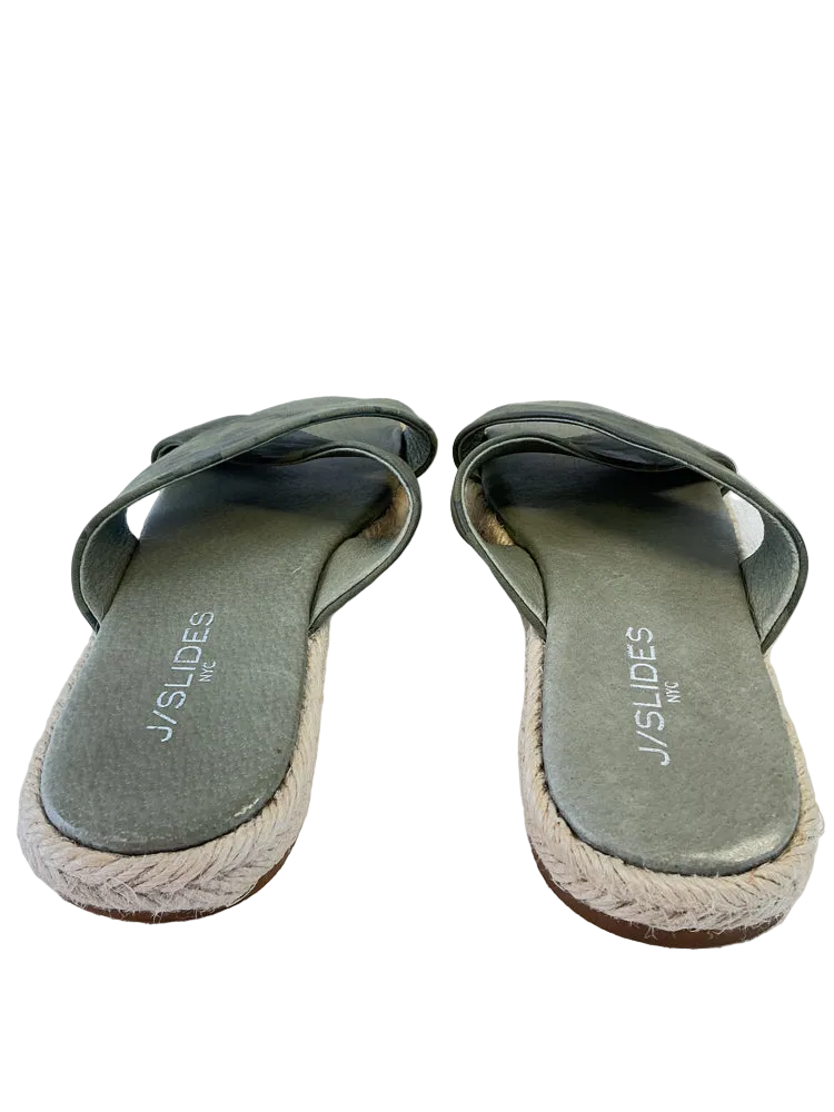 J/Slides Shoe Size 7 Green Reva Slides