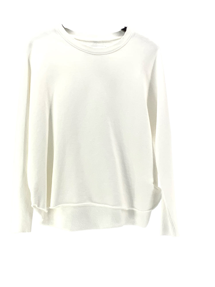 フランクアンドアイリーン　ホワイト ハイネック ルーズスウェット Frank & Eileen Size XS White Sweatshirt