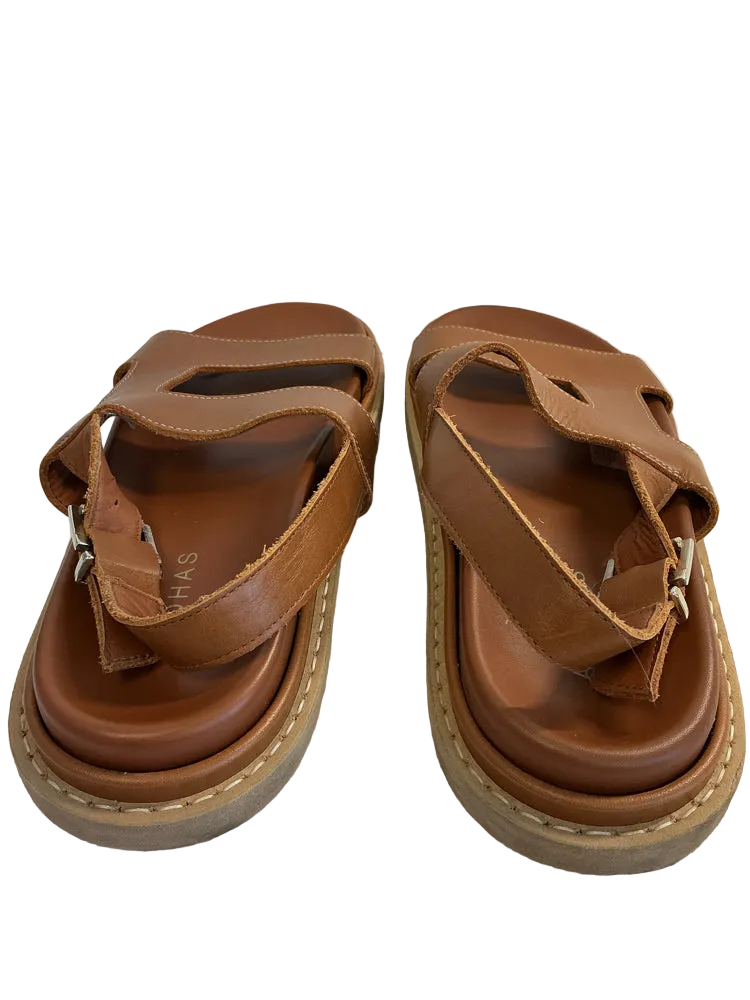 Alohas Shoe Size 7/7.5 Brown Sandals