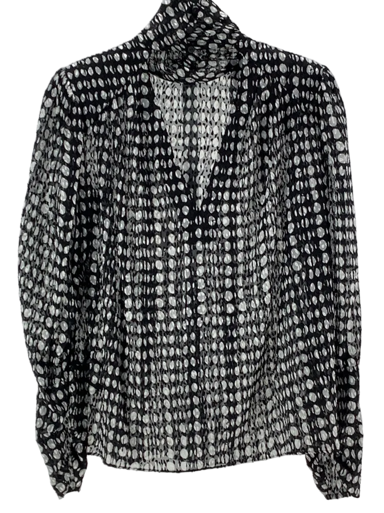 ba&sh Size S Black & Gray Shirt