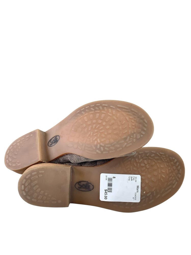 Sofft Shoe Size 8 Gray Flats
