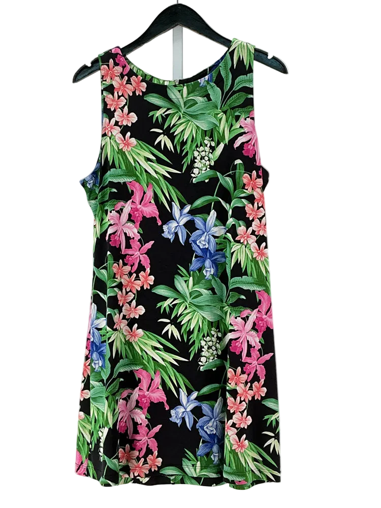 Tommy Bahama Size XL Black multi Dress