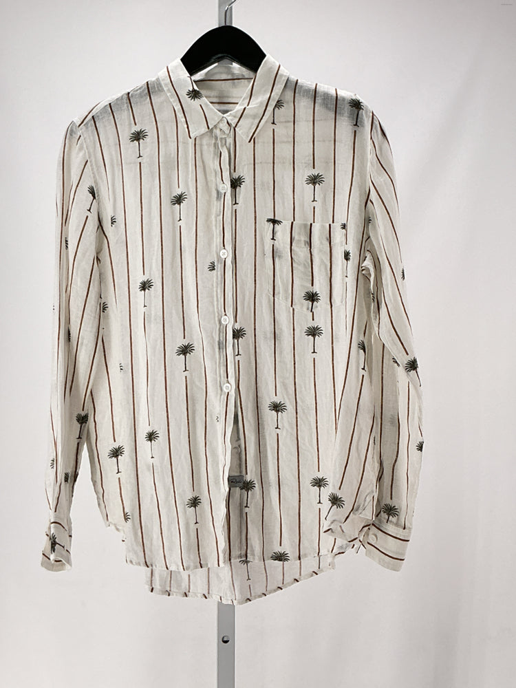 Rails Size S White multi Shirt