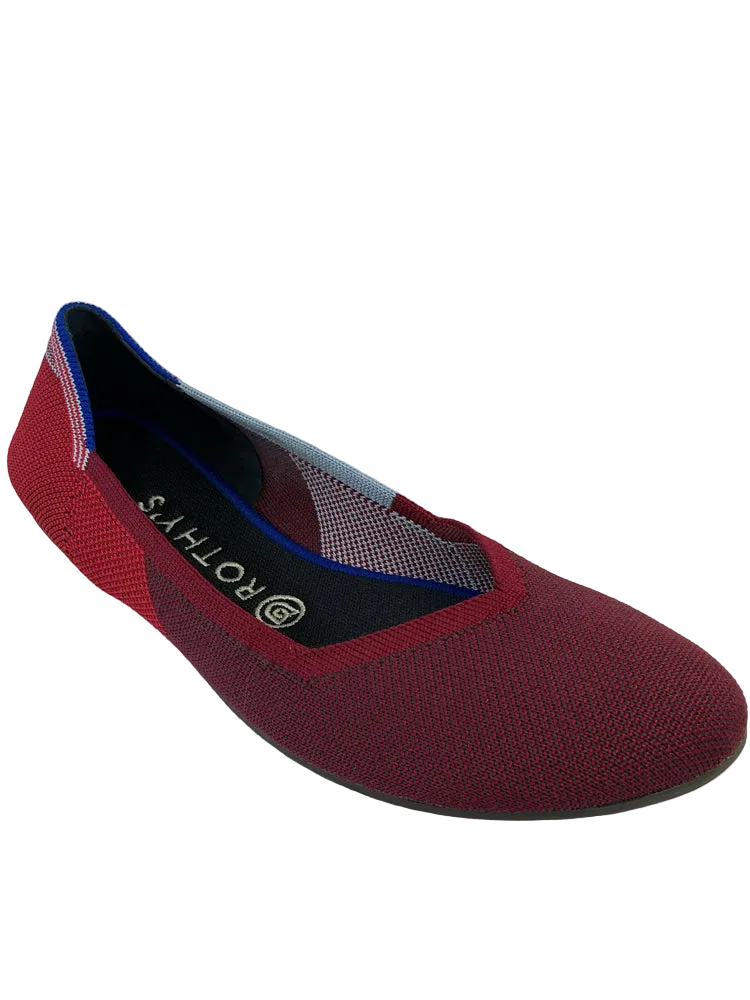 Rothy's Shoe Size 8.5 Red multi Flats