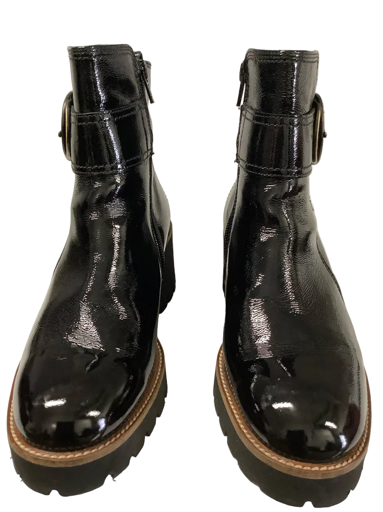 Paul Green Shoe Size 6 Black Dynamic Booties