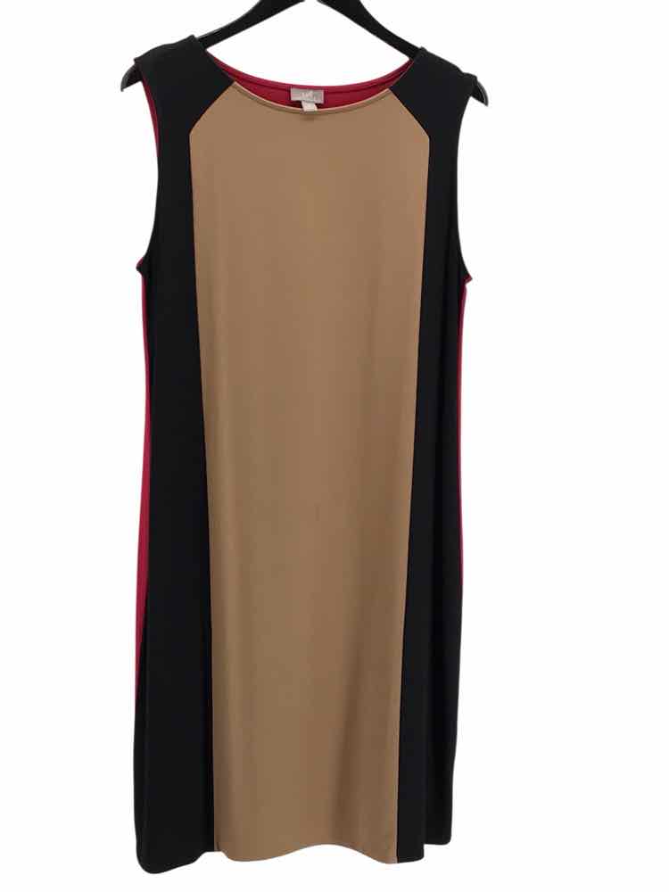 JJill Size M Brown Multi Dress