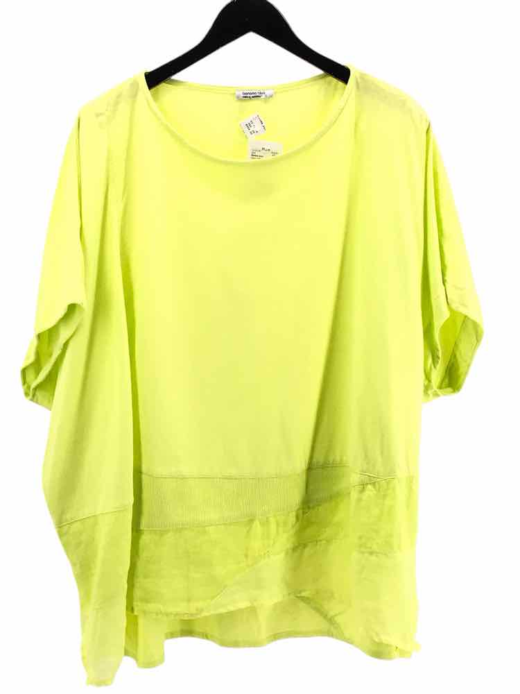 Banana blue Size S Neon Yellow Shirt