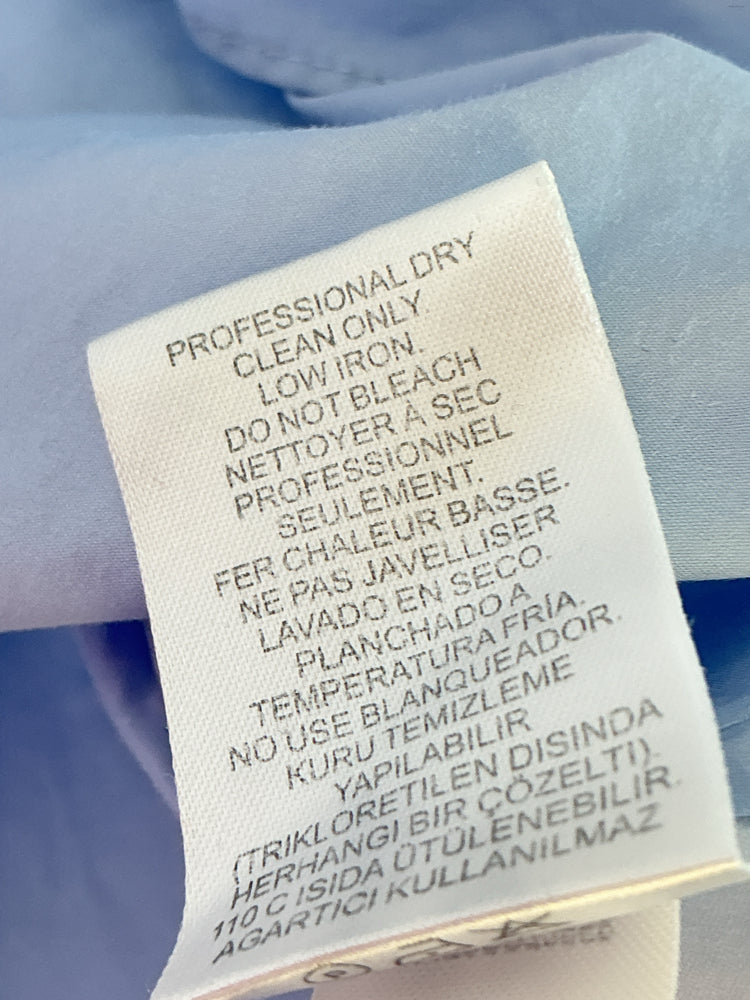 tibi Size 10 Blue Shirt