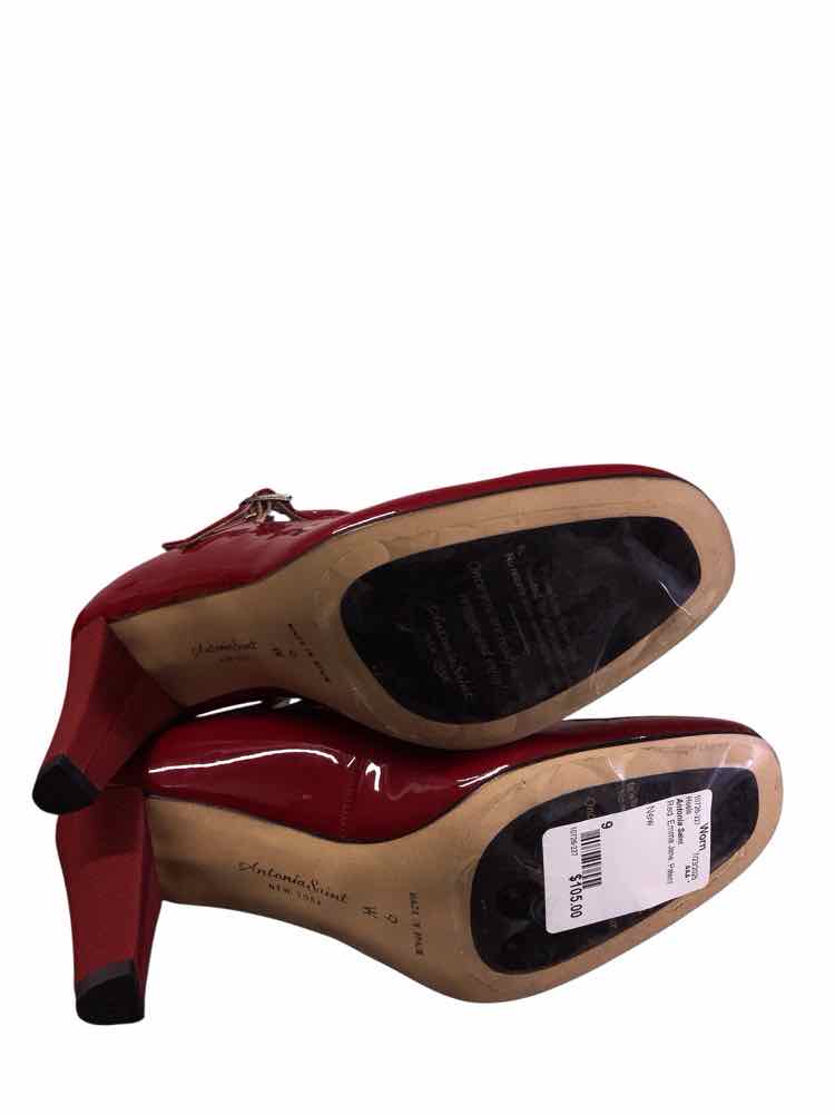 Antonia Saint Shoe Size 9 Red Emma Jane Heels
