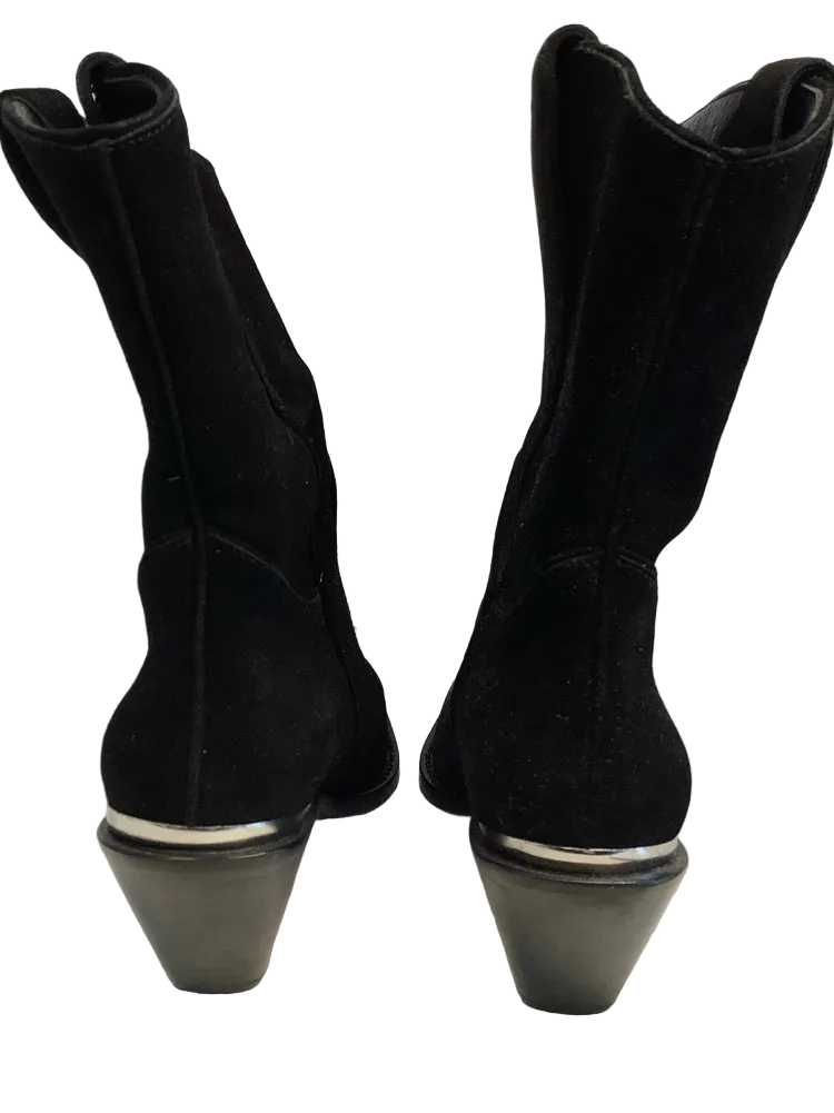 Anine Bing Shoe Size 7 Black Tania Booties