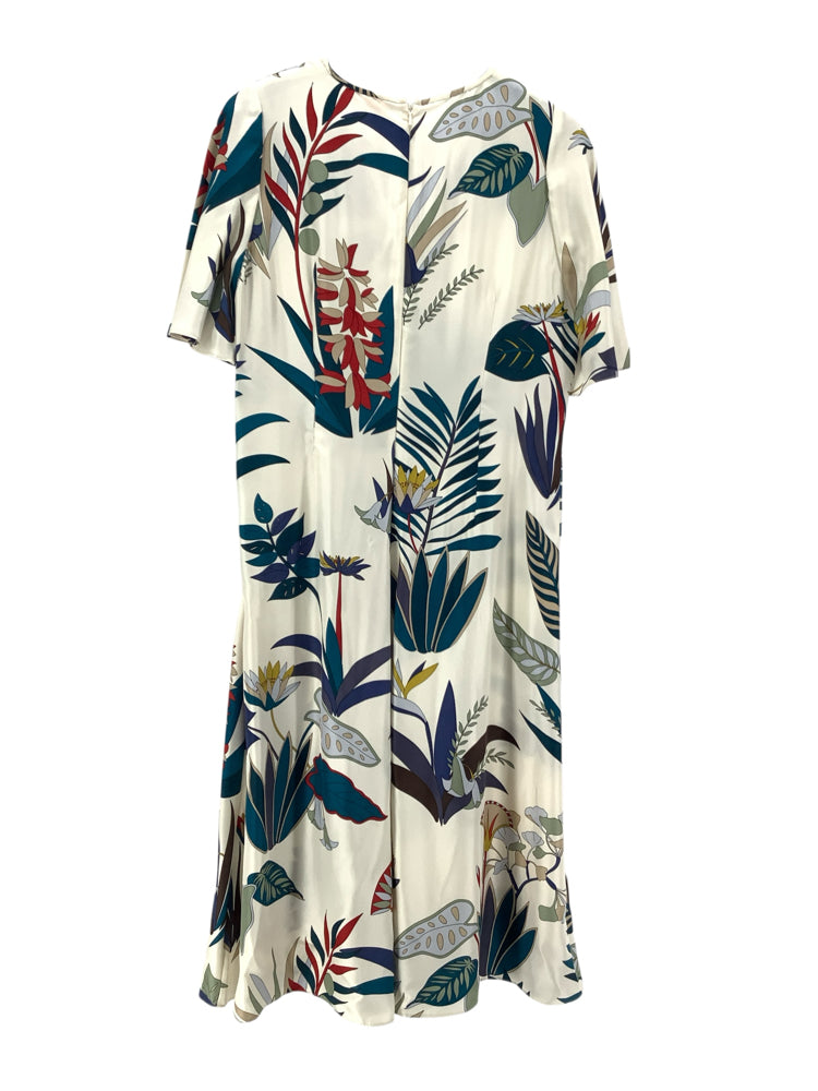 Tory Burch Size 12 Cream multi Dress