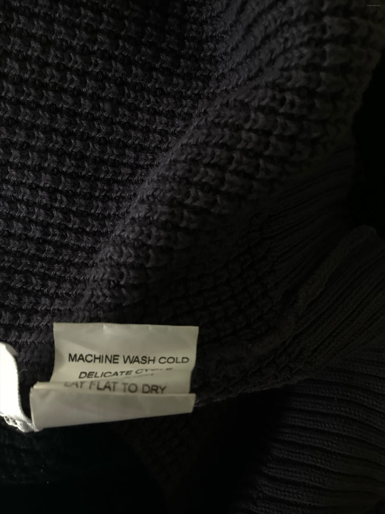 Planet by Lauren G Size One Size Gray & Black Sweater