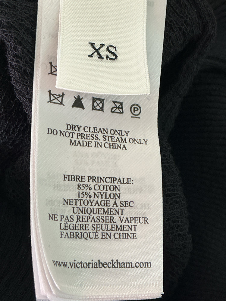 Victoria Beckham Size XS Black Cardigan