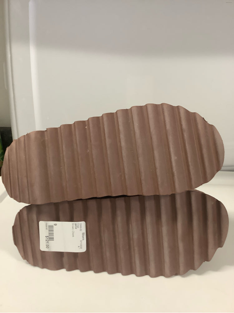BRYR Shoe Size 9 Brown Chonk Clogs