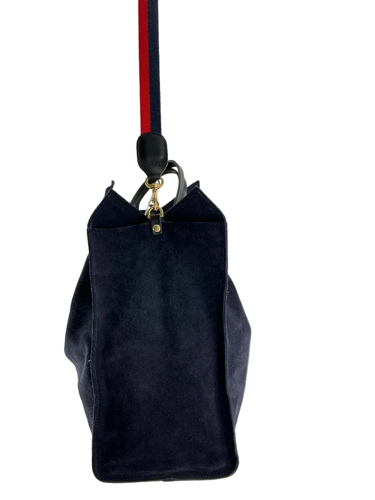 Clare V. Navy Simple Tote Handbags
