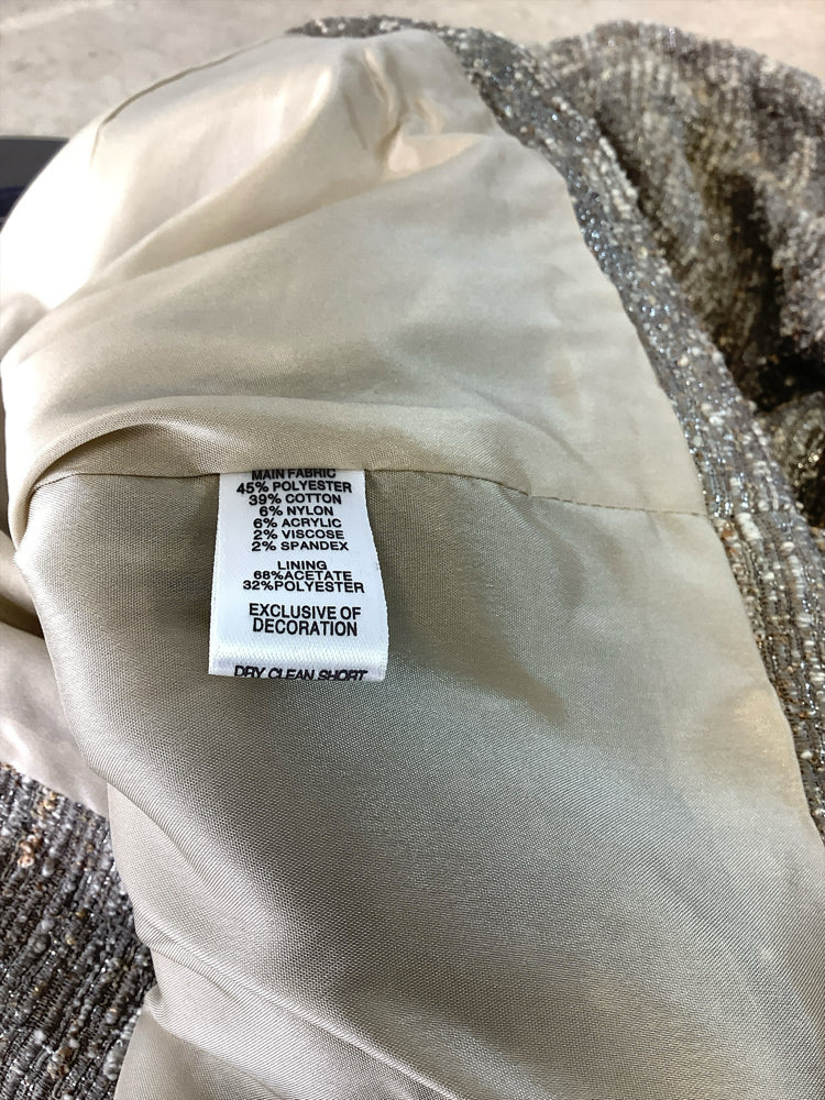 St John Couture Size 12 Tan Jacket