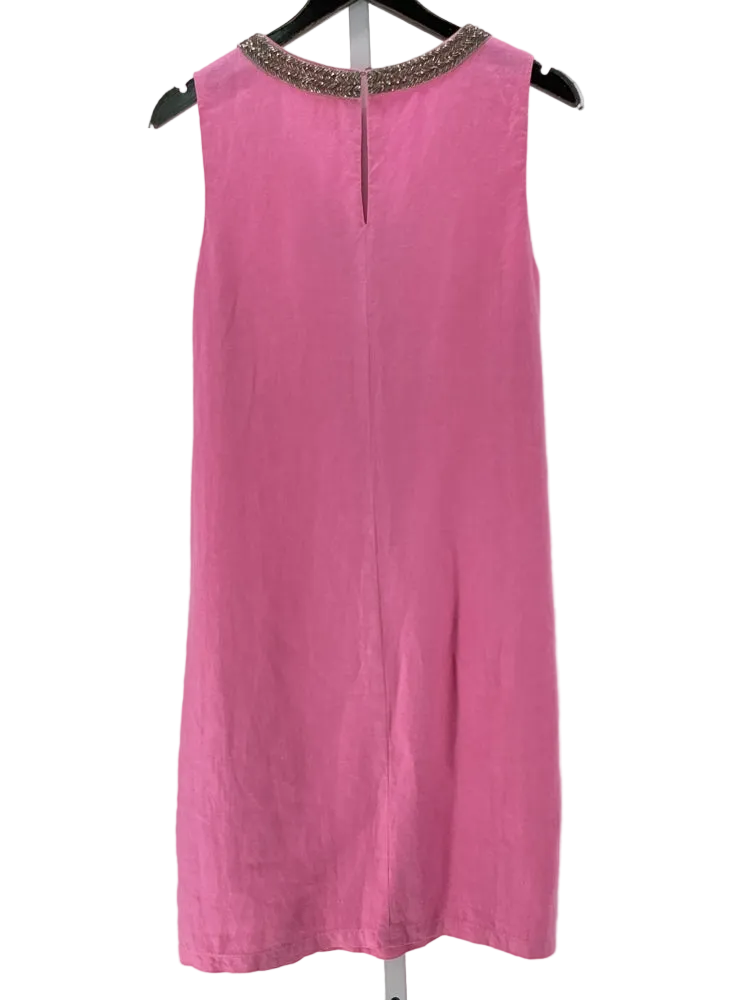 120% Lino Size M Pink Dress