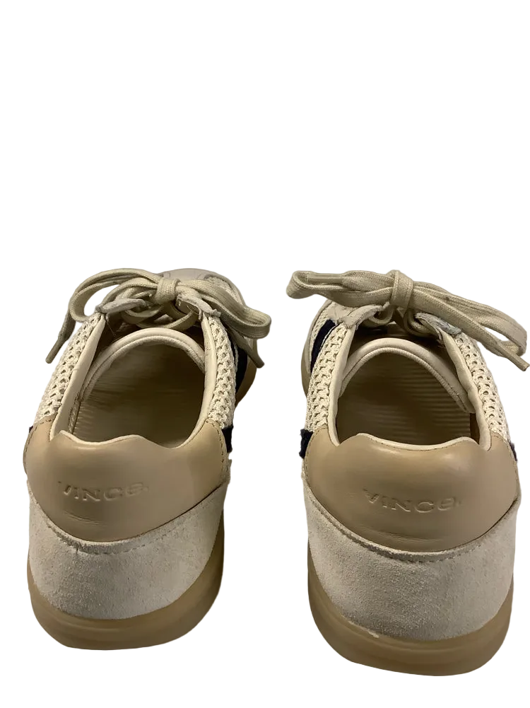 Vince Shoe Size 10 Tan & Navy Oasis Sneakers