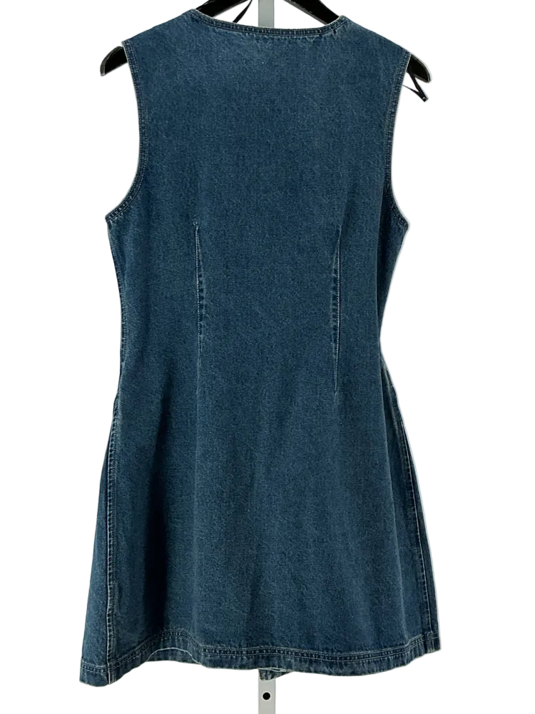 Mink Pink Size L Blue Nora Dress