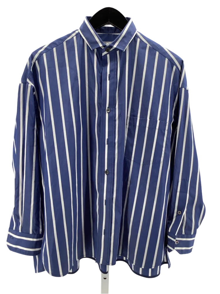 TICCA Size L Blue & White Shirt