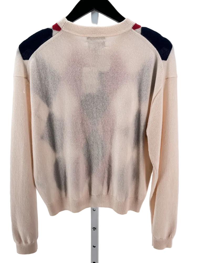 Jcrew Size M Cream multi Sweater