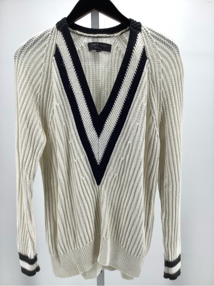 Rag & Bone Size XS White & black Talia Sweater