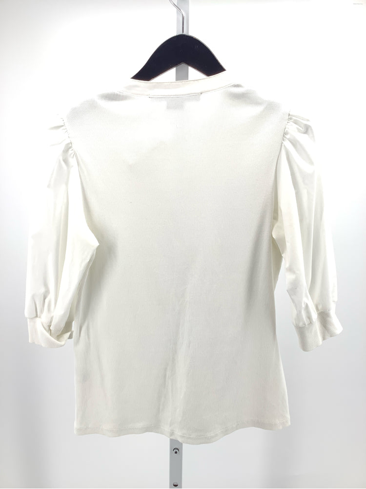 Veronica Beard Size M White Coralee Shirt