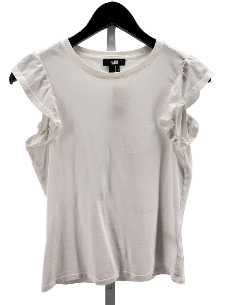 Paige Size XS White Erissa Shirt