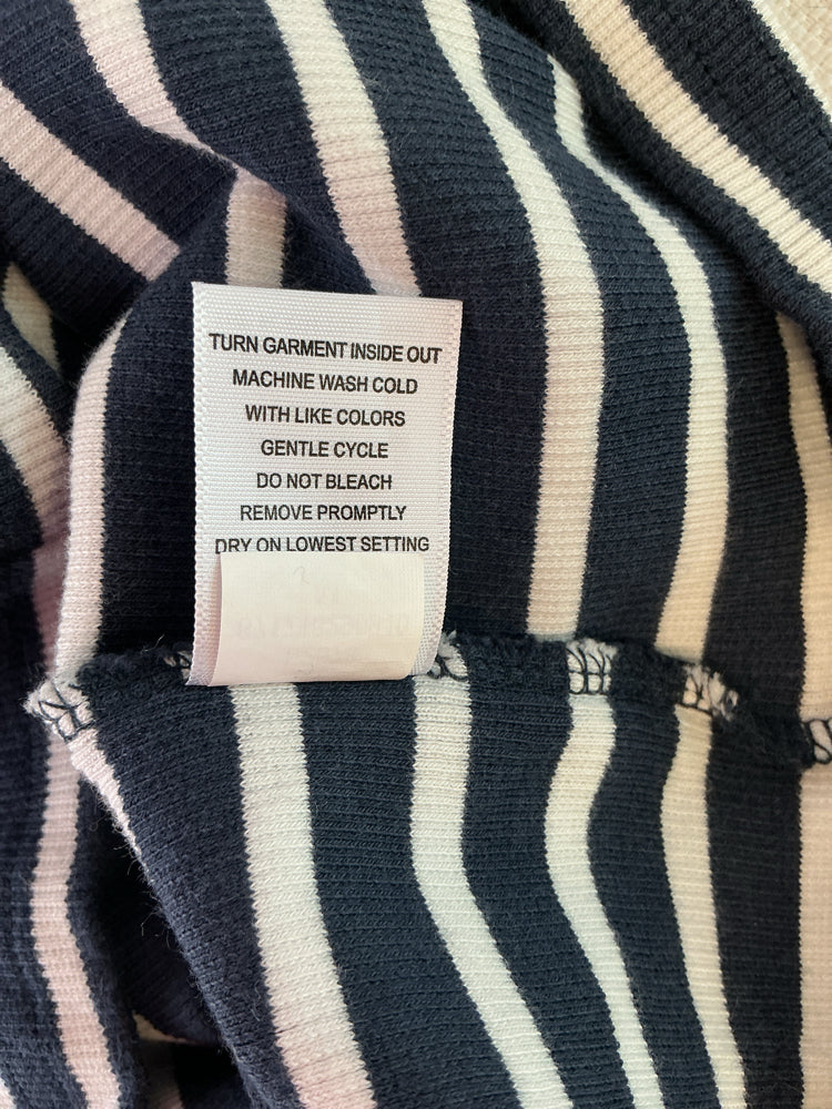 AYR Size M Navy & white Shirt