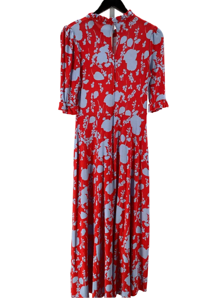 Boden Size 6 Red & Blue Dress