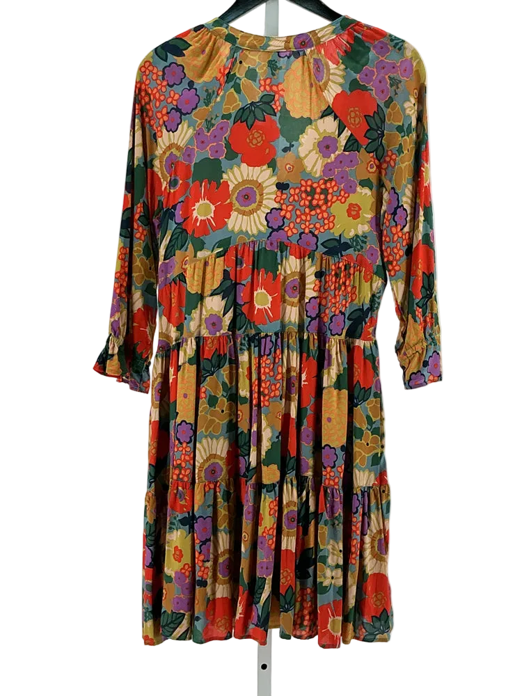 Uncle Frank Size M Tan Multi Dress