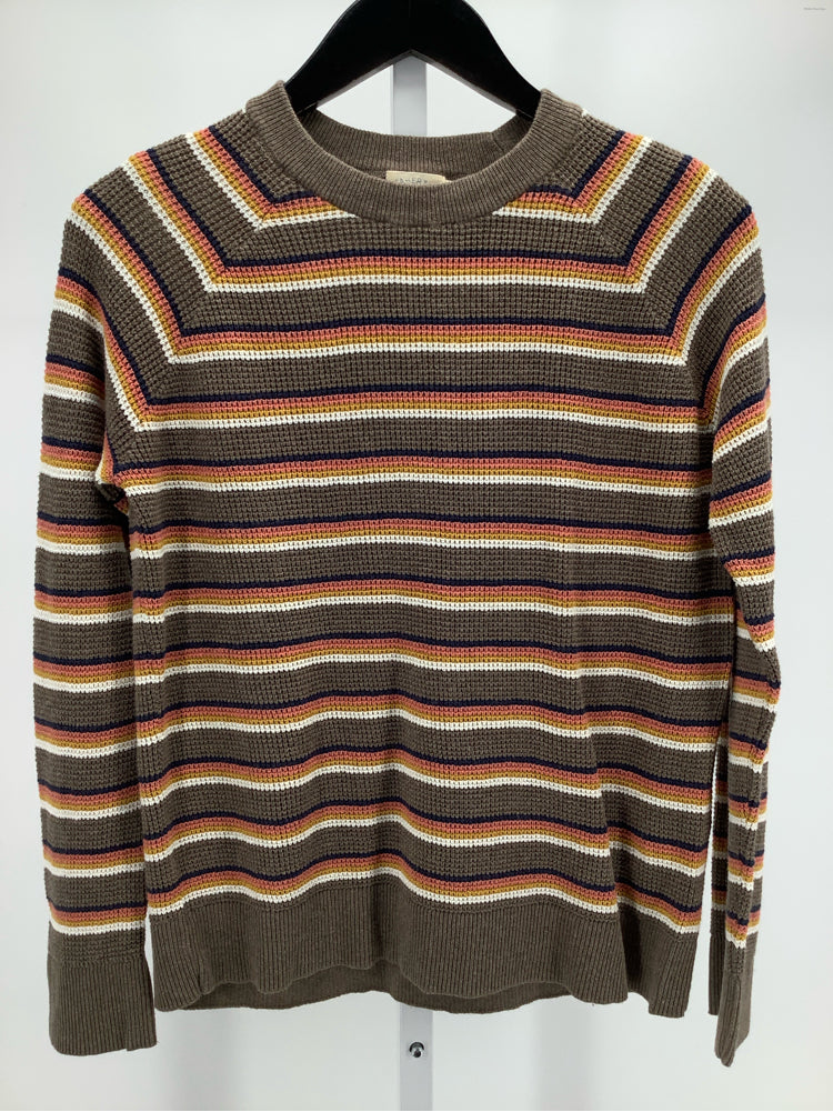 Faherty Size S Brown Multi Throwback Shirt