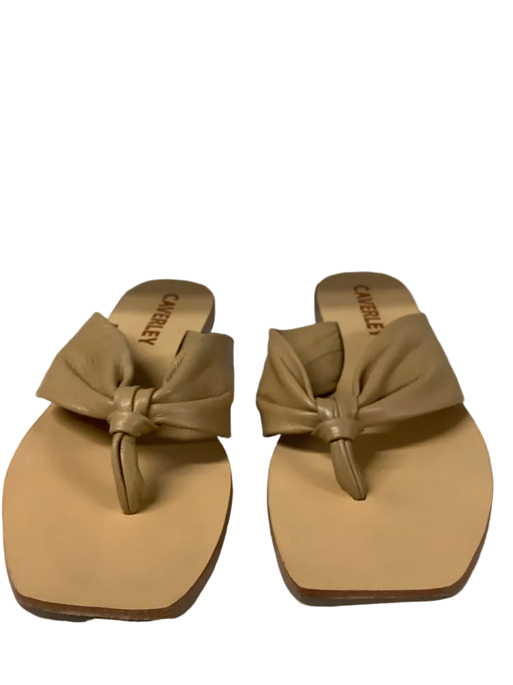 Caverley Shoe Size 11 Tan Jules Flip Flops