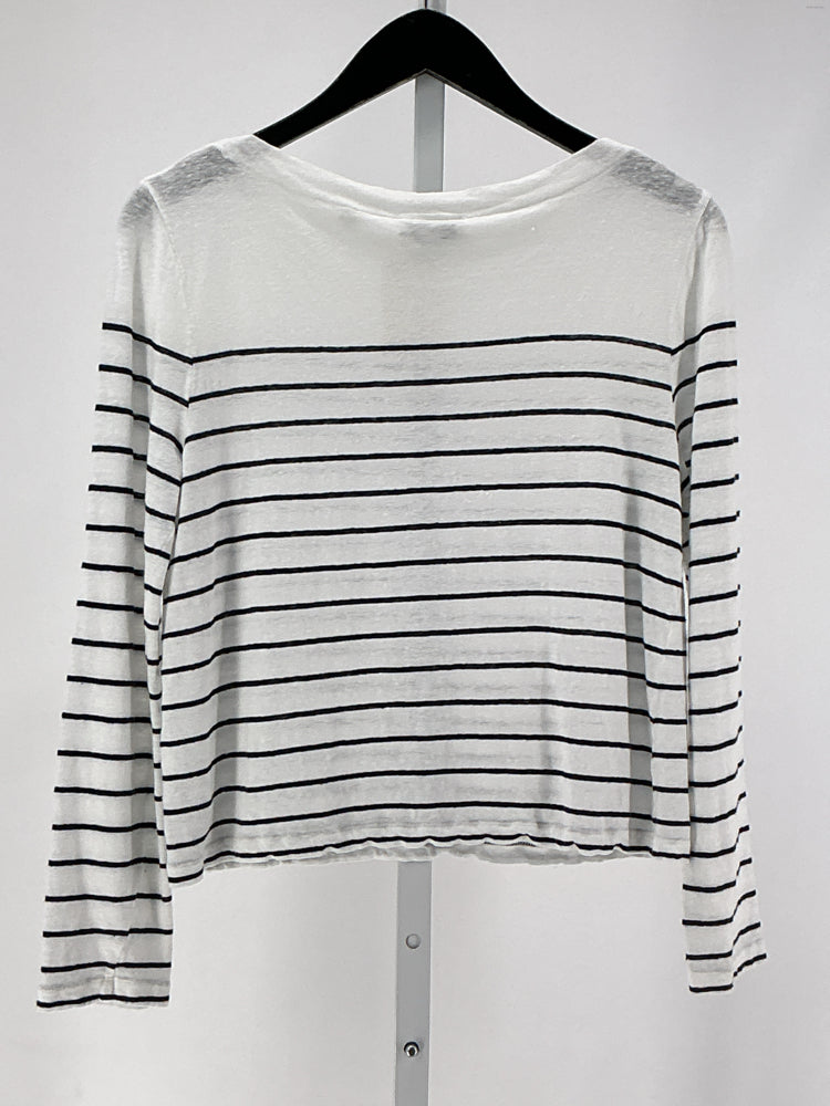 Vince Size M White & Navy Shirt