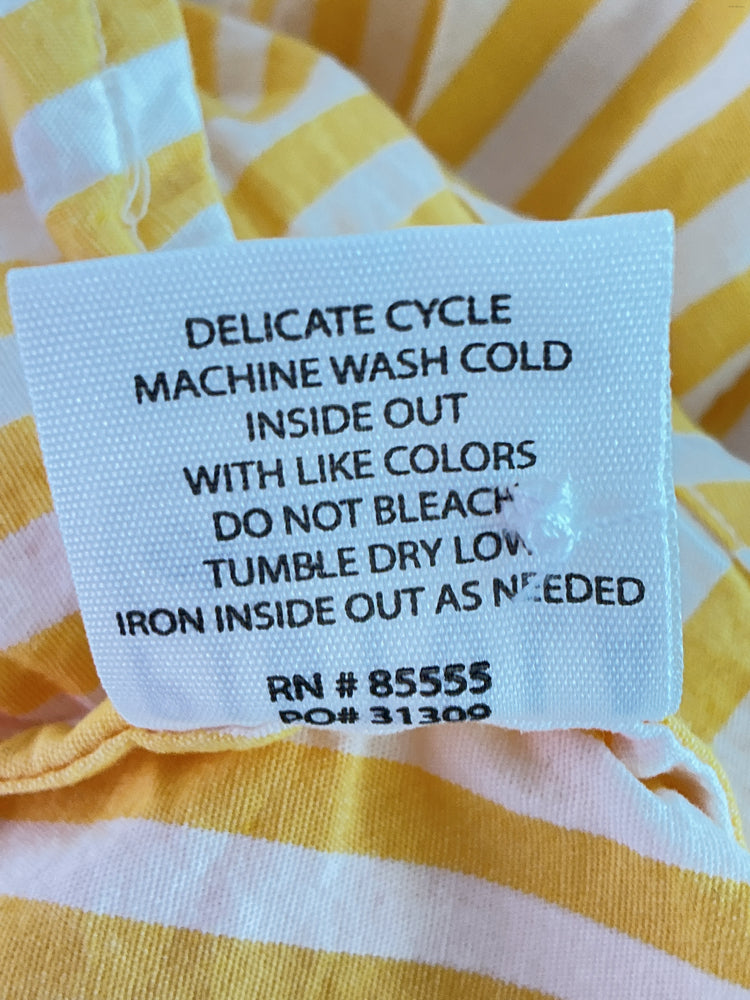 Pistola Size XS Yellow & White Layla Dress