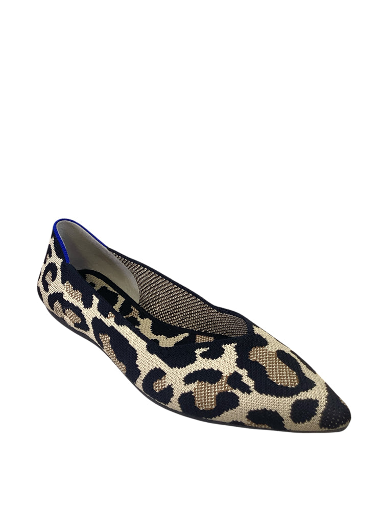 Rothy's Shoe Size 10 Black & Tan The Point Flats