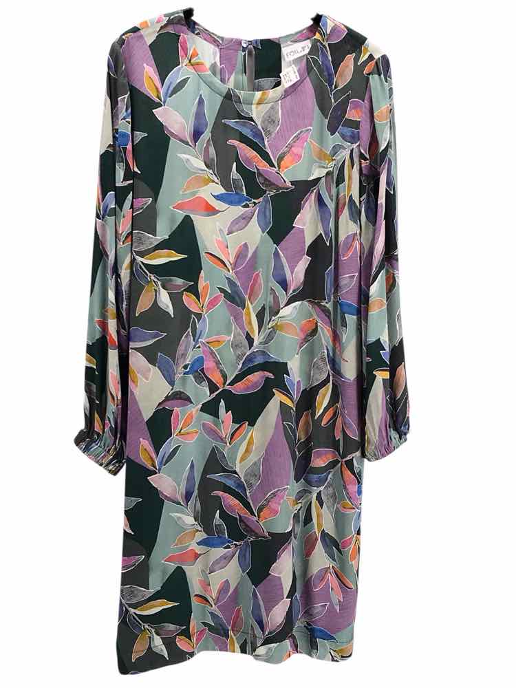 Foil Size 10 Green multi Dress