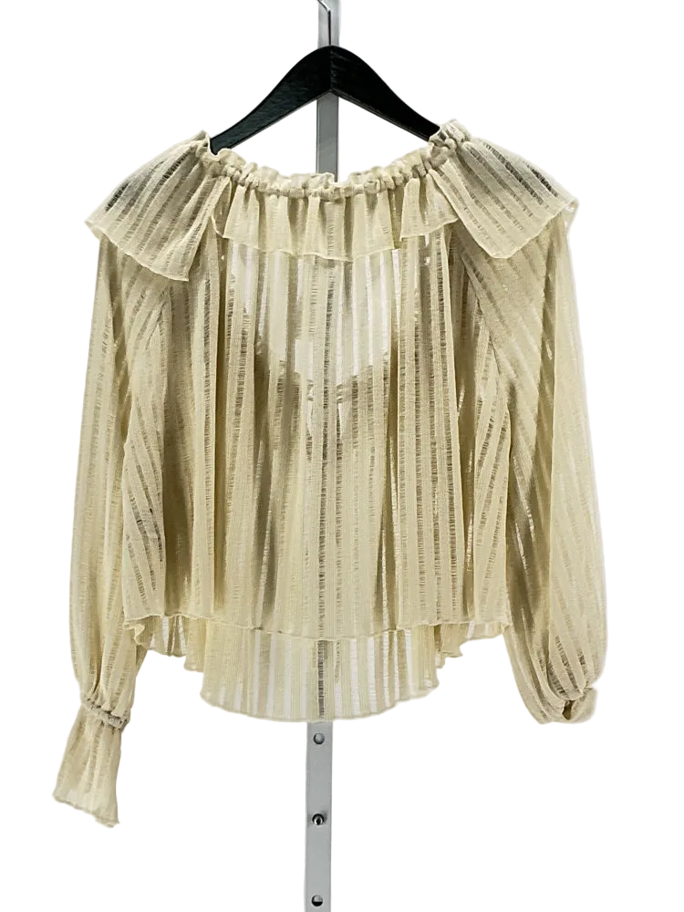 by anthropologie Size XXS Cream Shirt