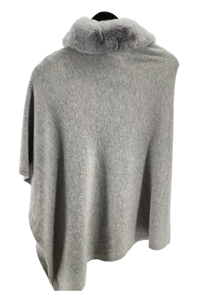 Kinross Gray Poncho