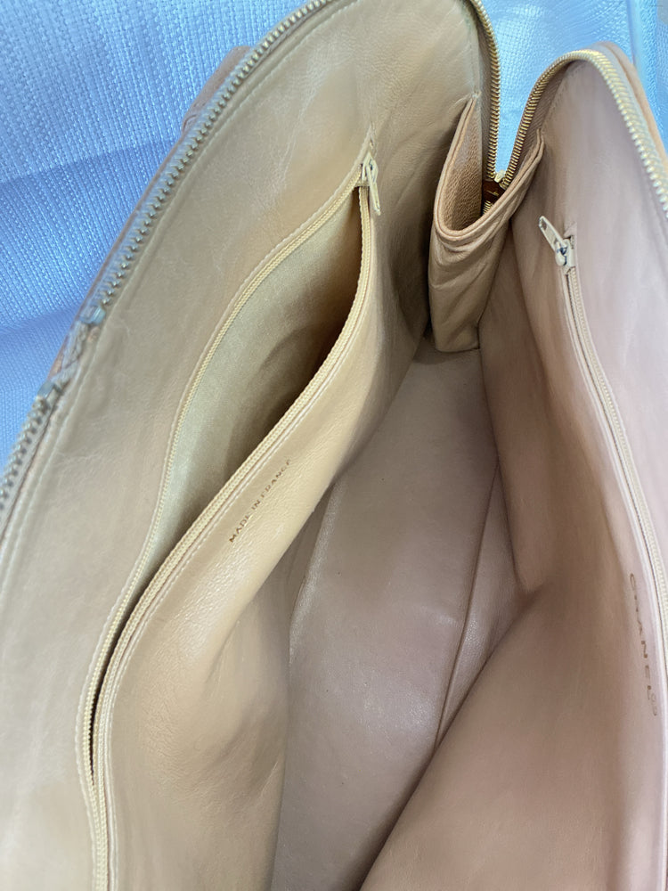 Chanel Tan Handbags